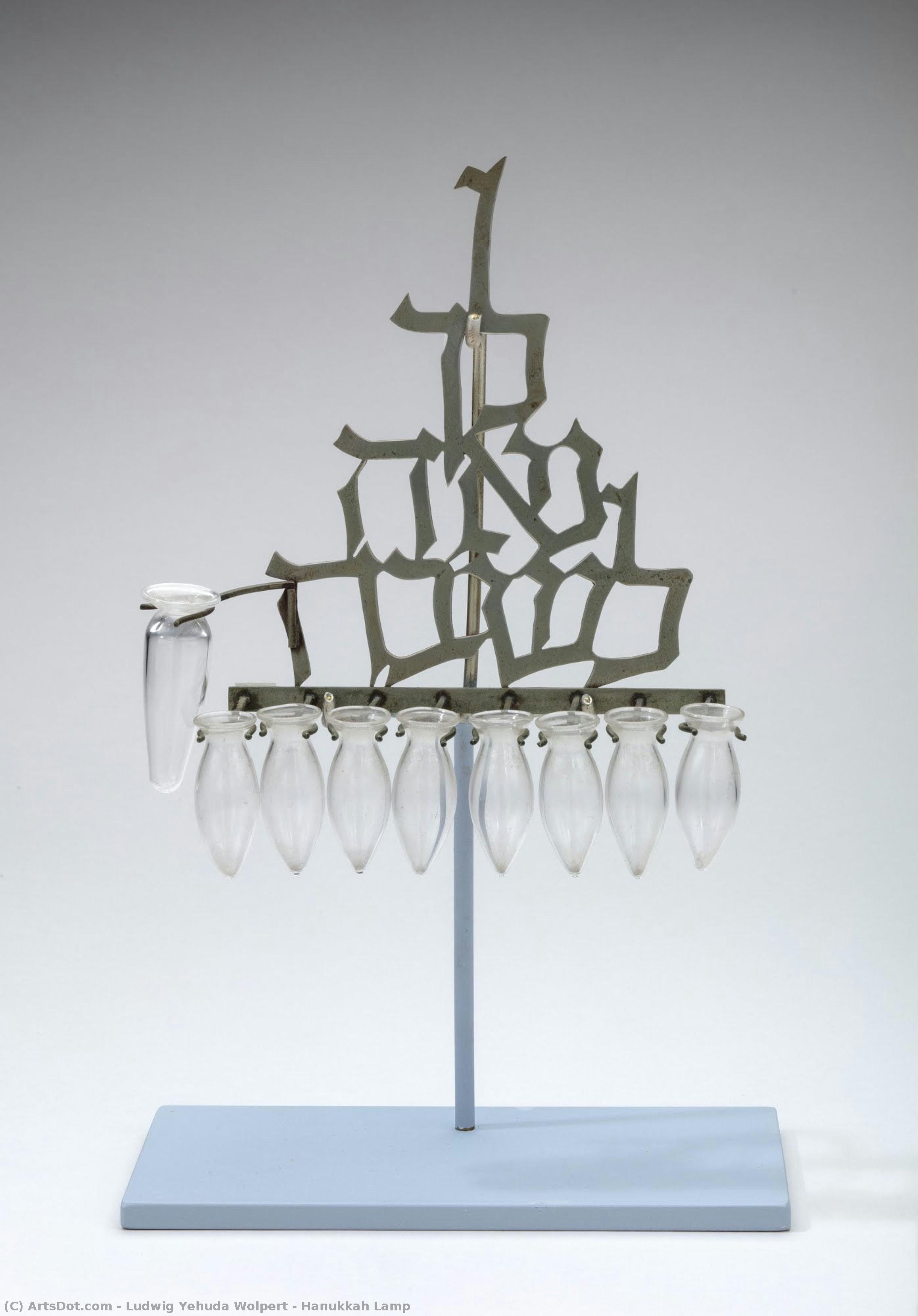 Hanukkah Lamp — Ludwig Yehuda Wolpert