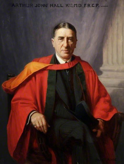 Sir Arthur John Hall (1866–1951), Kt, Md, Dsc, Frcp, Professor Of Physiology, Pathology And Medicine And Physician At The Royal Hospital — Ernest Moore