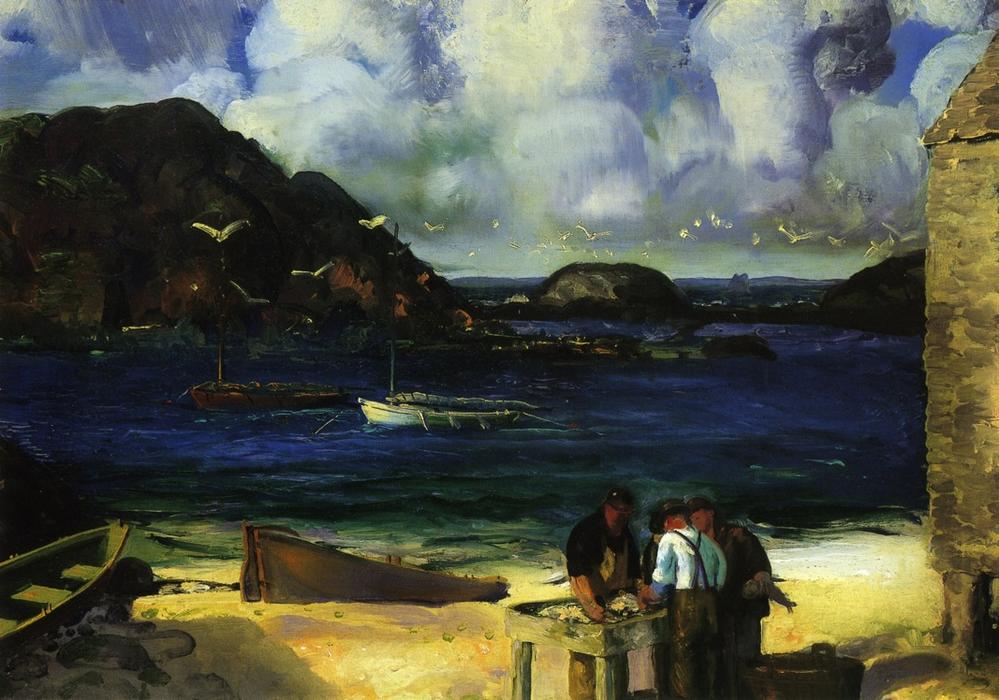 Harbor At Monhegan — George Wesley Bellows