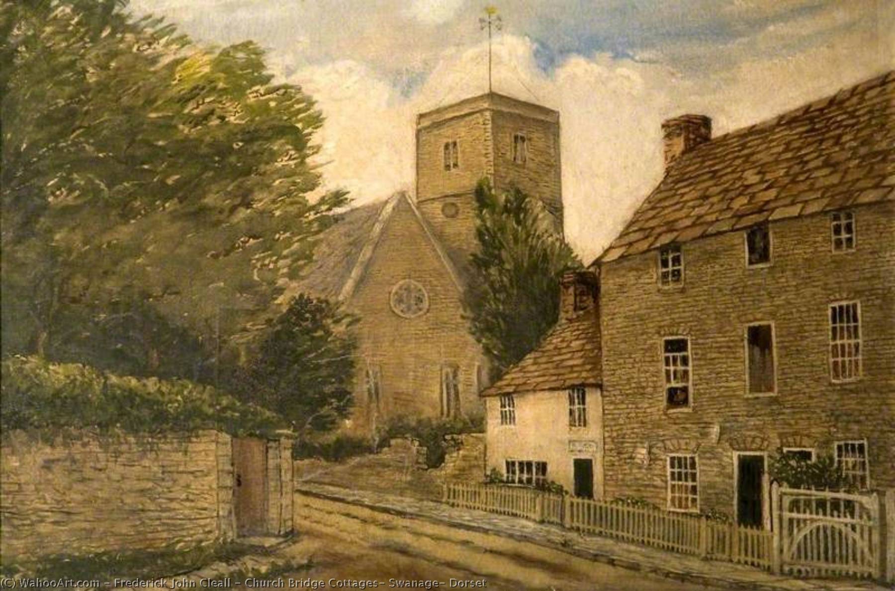 Church Bridge Cottages, Swanage, Dorset — Frederick John Cleall
