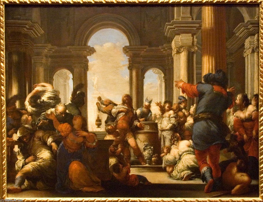 Baroque Sacrifice Of Jephthahs Daughter — Sebastiano Mazzoni