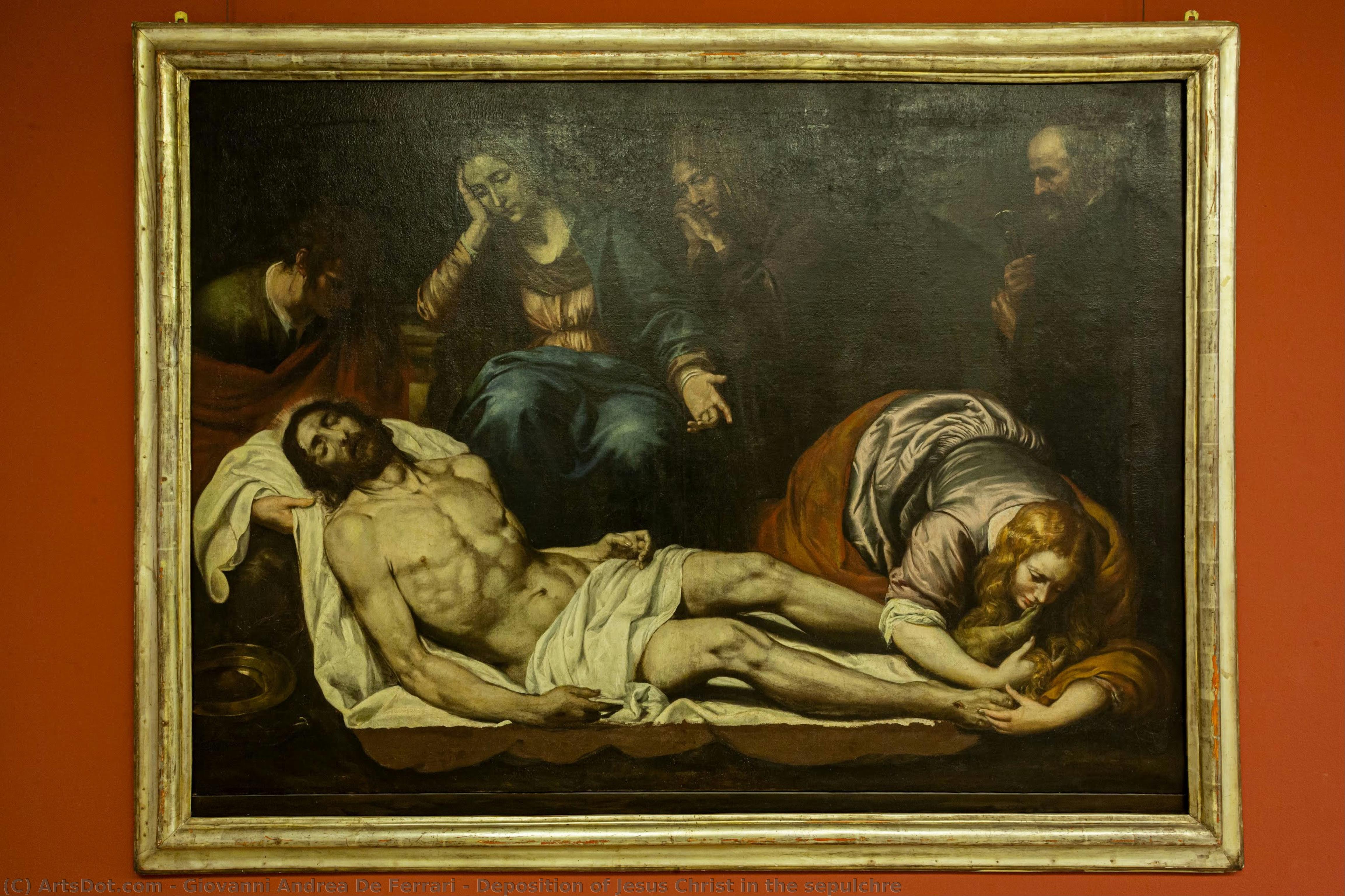 Deposition Of Jesus Christ In The Sepulchre — Giovanni Andrea De Ferrari