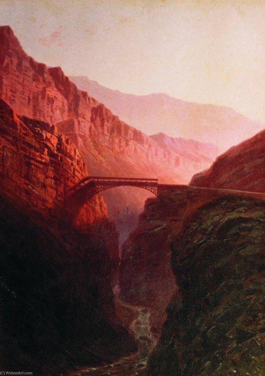 A Gorge Near Gunib — Ilya Nikolaevich Zankovsky