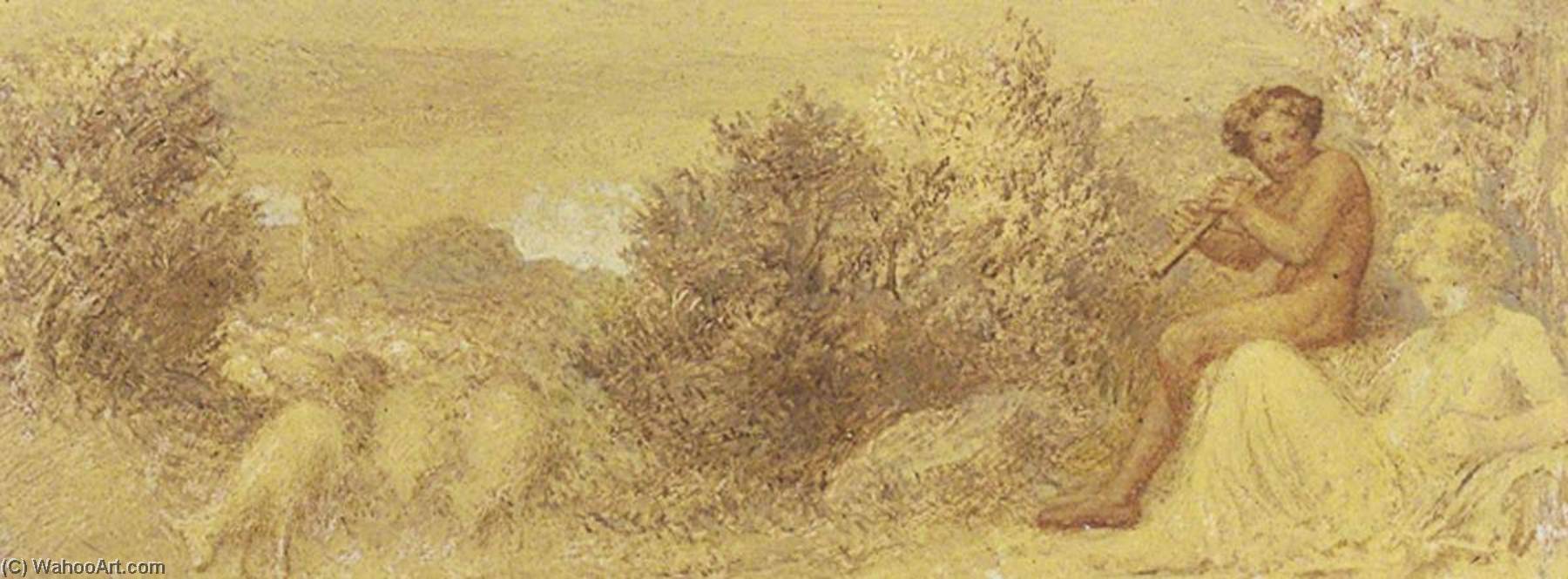 Nymphs And Shepherds — Edward Calvert