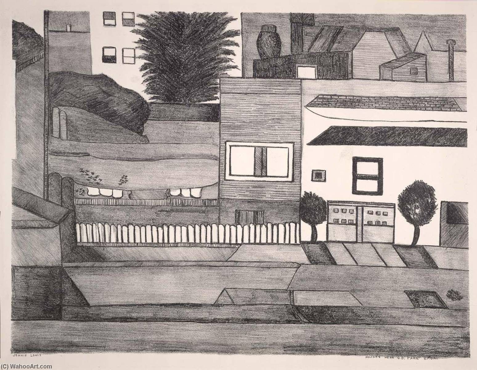 Houses Near Golden Gate Park, San Francisco — Jennie Lewis
