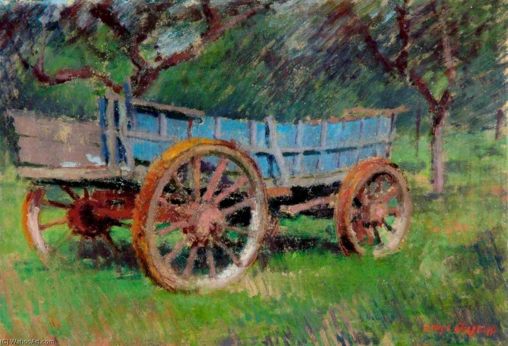 Old Farm Cart (recto) — George Chapman