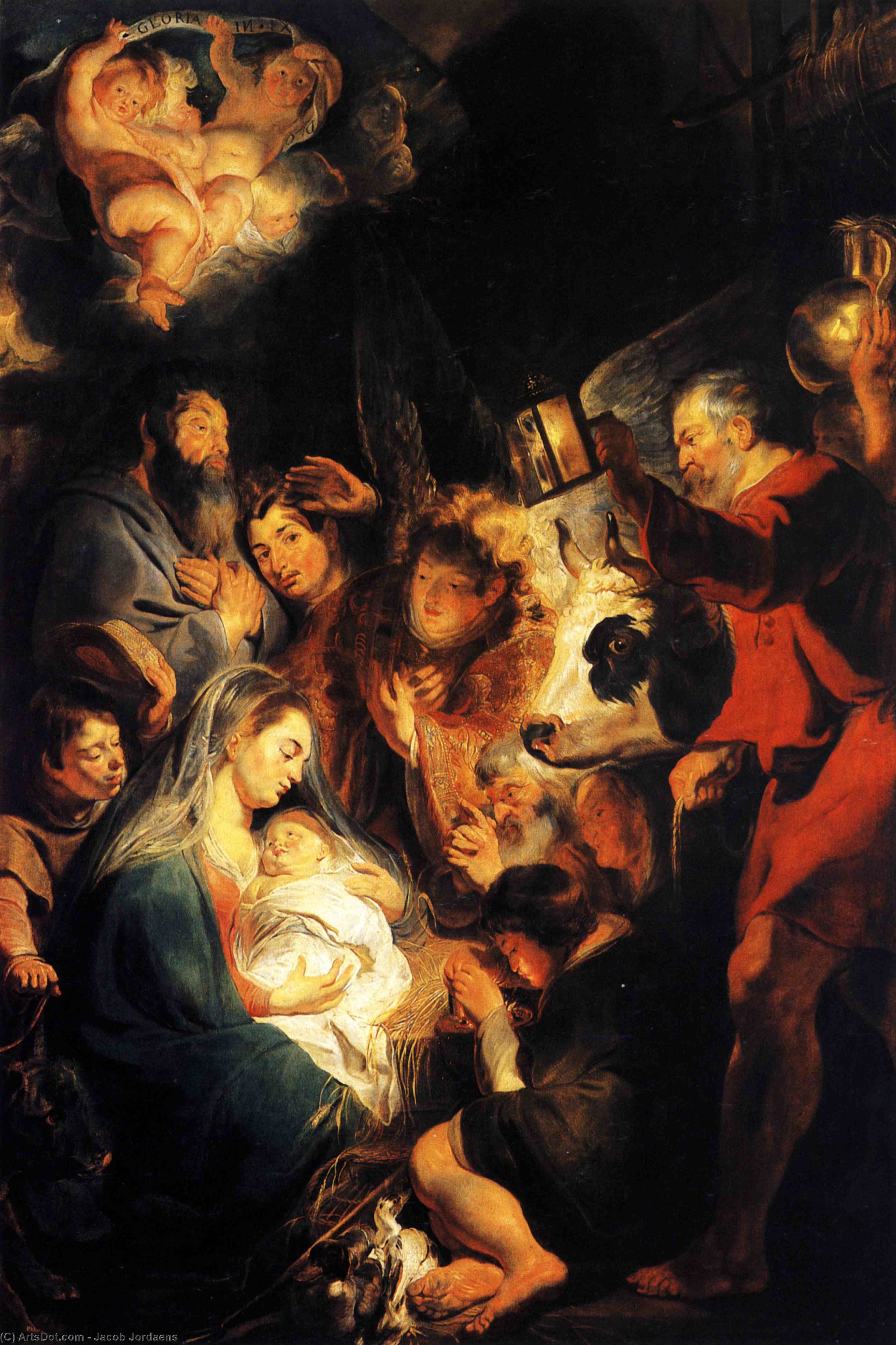 Adoration Of The Shepherds — Jakob Jordaens