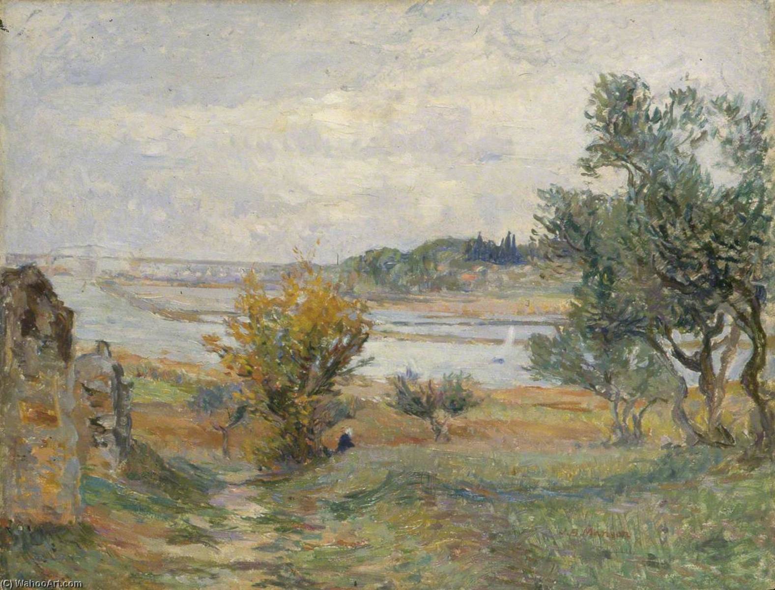 Evening, Martigues, France (bouche Sur Rhône) — James Bolivar Manson