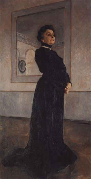 Portrait Of Maria Nikolayevna Yermolova — Valentin Alexandrovich Serov