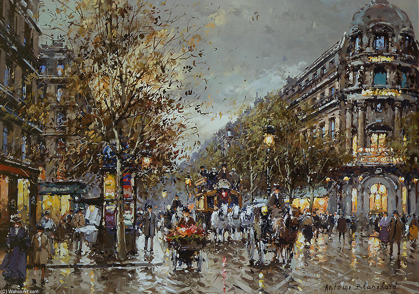 Les Grand Boulevards, Theatre Du Vaudeville — Antoine Blanchard (marcel Masson)