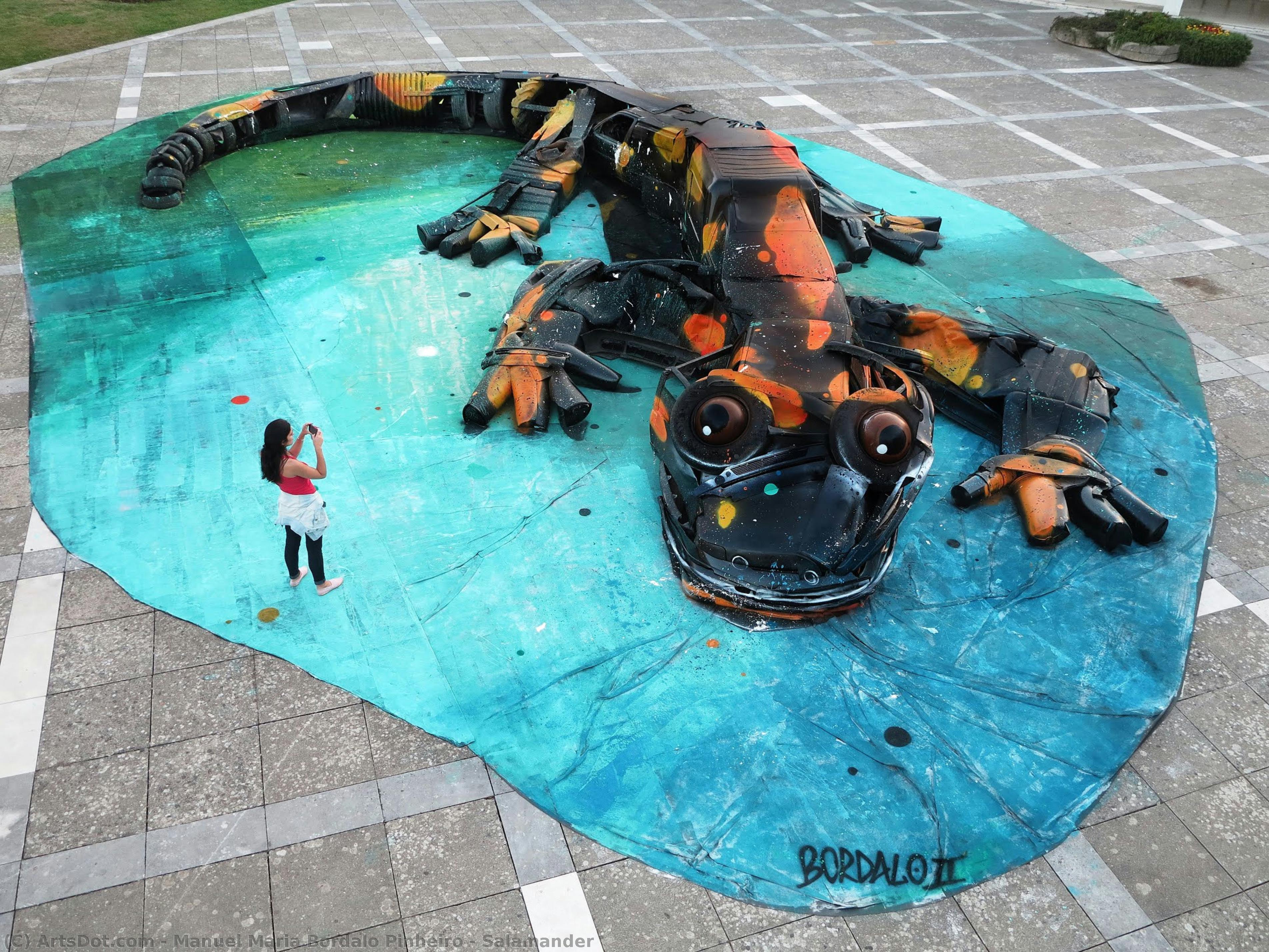 Salamander — Manuel Maria Bordalo Pinheiro