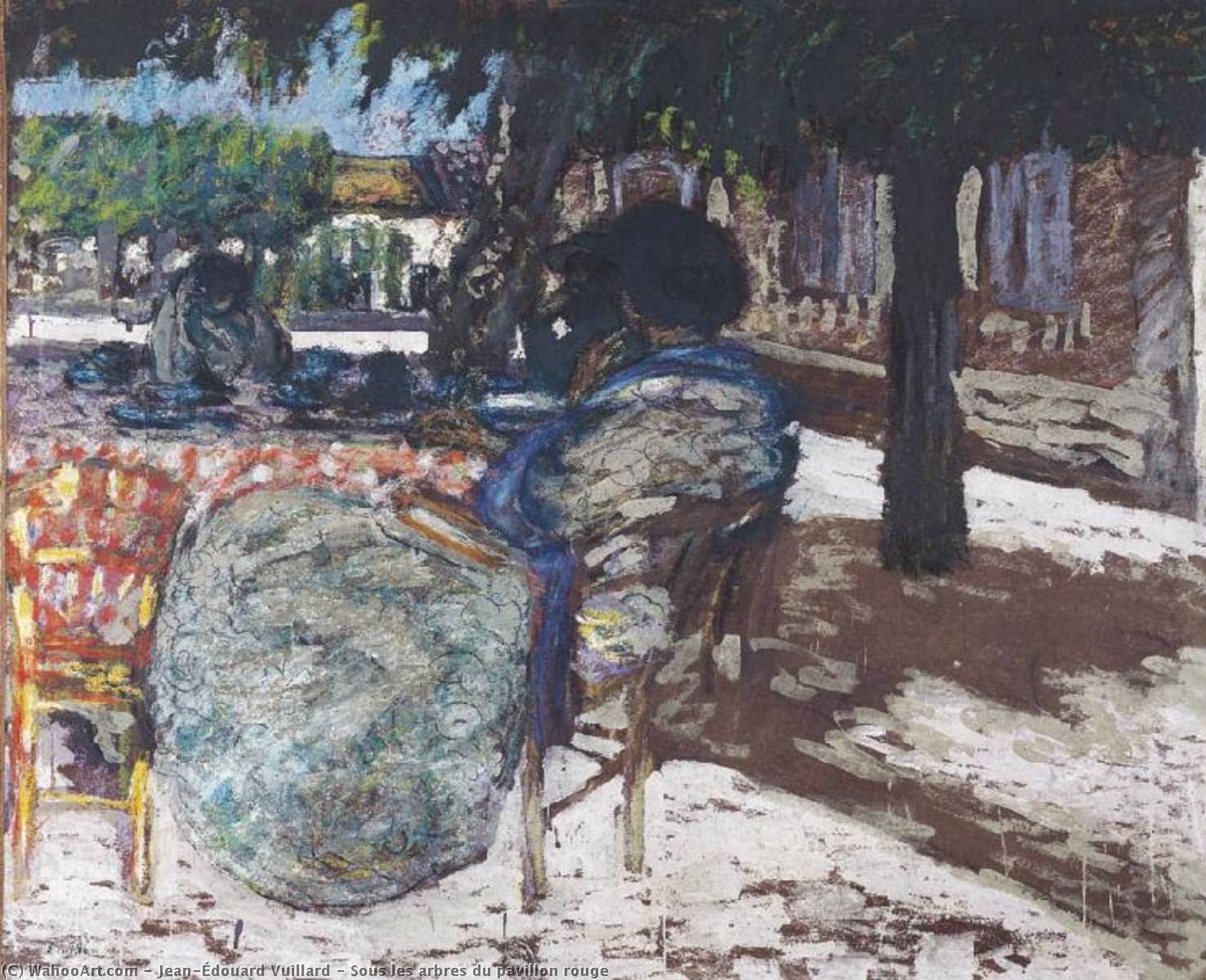 Sous Les Arbres Du Pavillon Rouge — Jean-édouard Vuillard