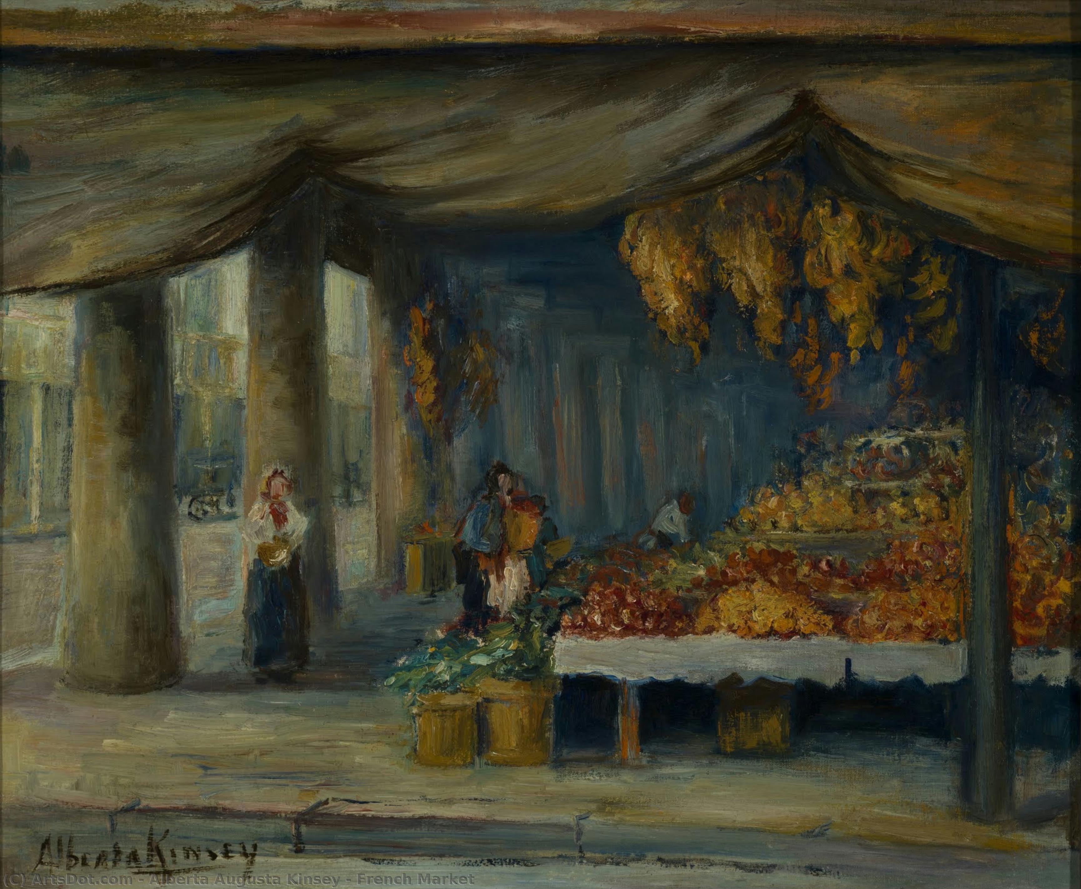 French Market — Alberta Augusta Kinsey