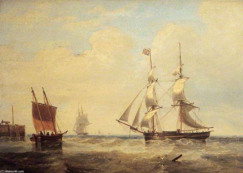 Sea Piece — John Wilson Carmichael