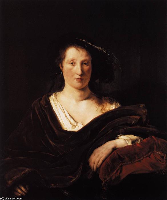 Young Woman In An Imaginary Costume — Salomon De Bray