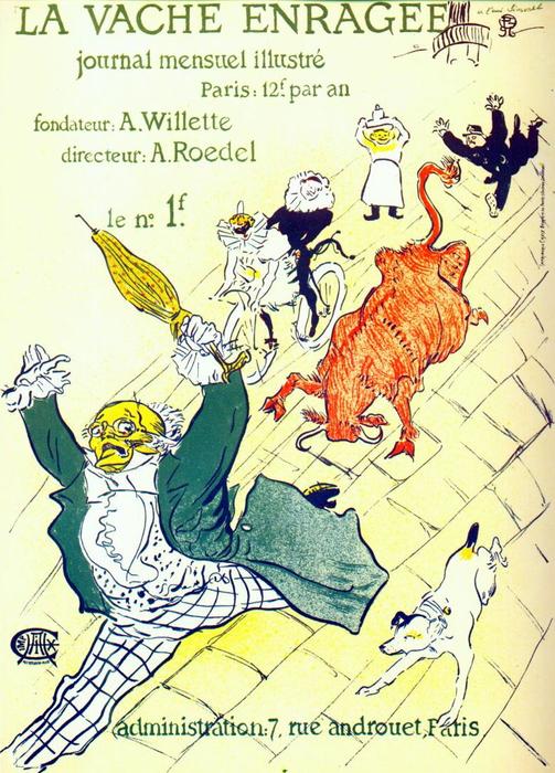 The Mad Cow — Henri De Toulouse-lautrec