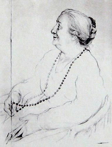 Portrait Of Anna Akhmatova — Martiros Sarian