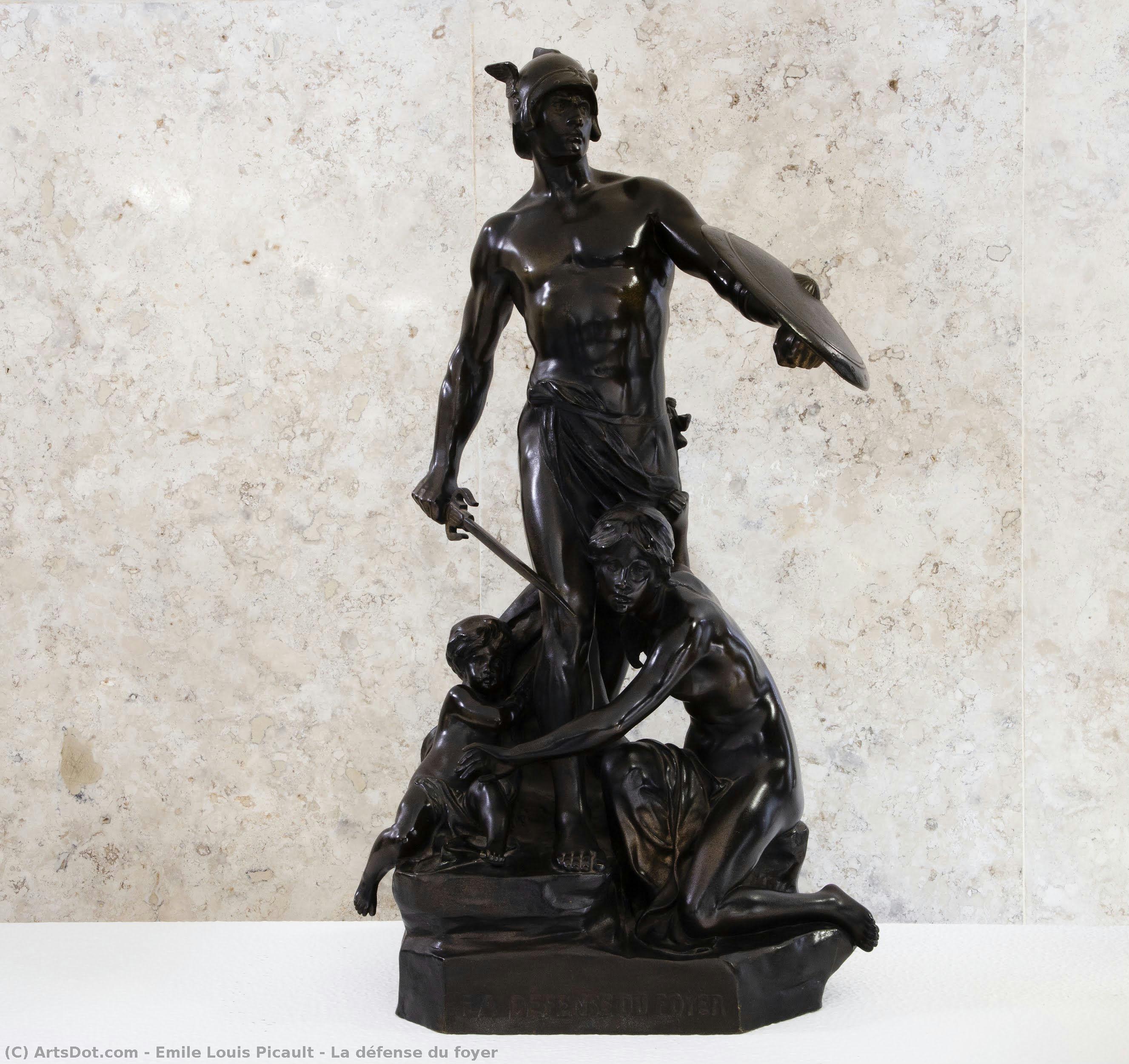 La Défense Du Foyer — Emile Louis Picault