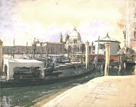 View Of The Grand Canal Of Venice — Jean-louis Ernest Meissonier