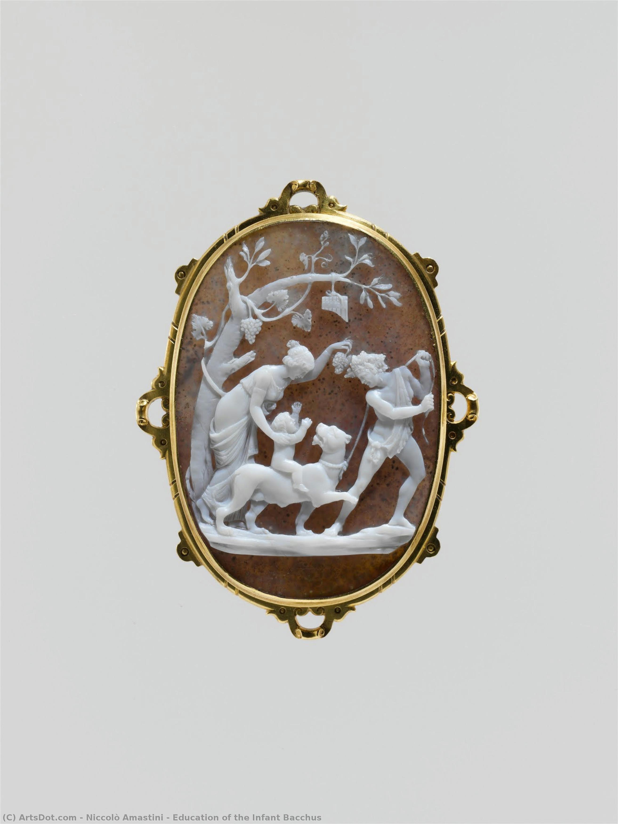 Education Of The Infant Bacchus — Niccolò Amastini
