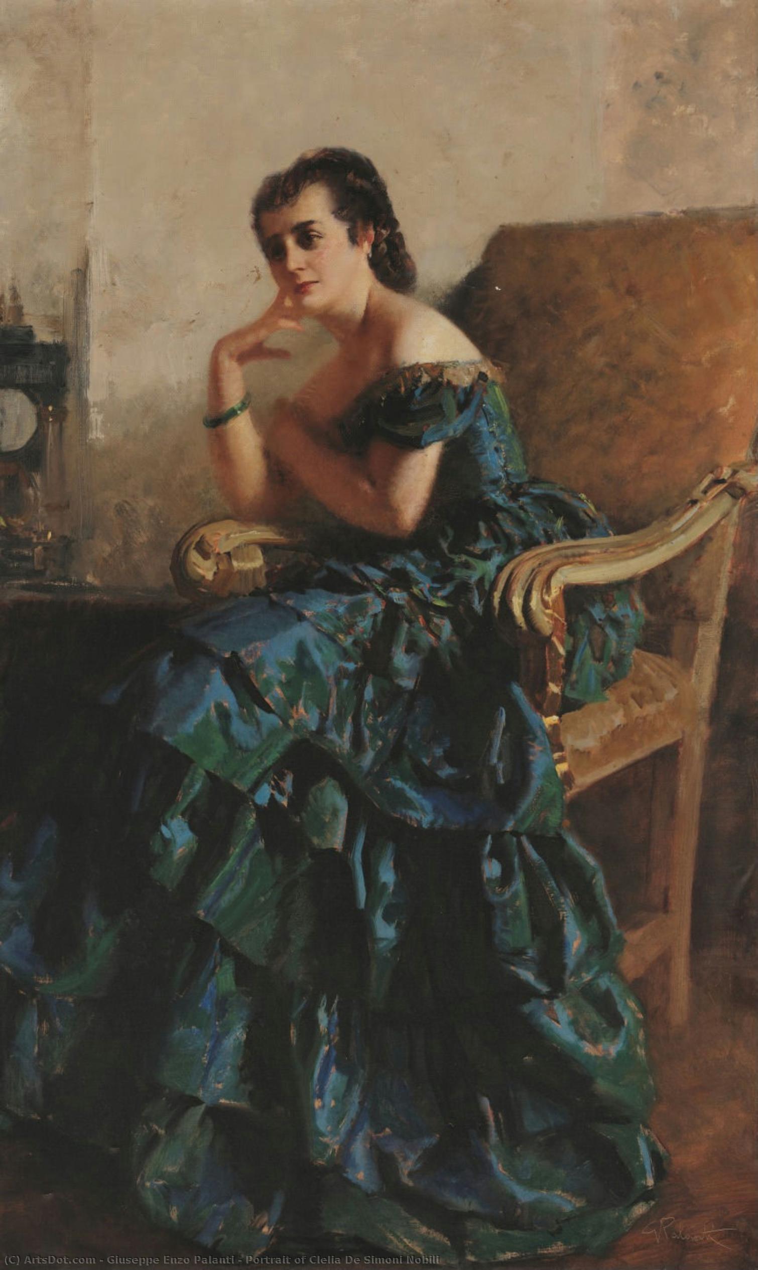 Portrait Of Clelia De Simoni Nobili — Giuseppe Enzo Palanti