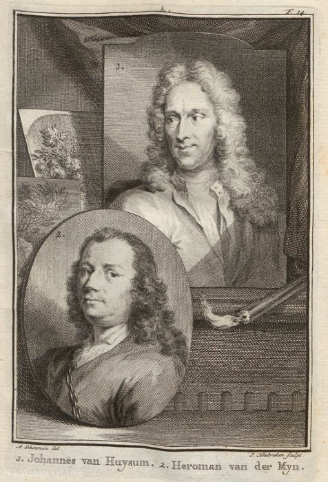 Johannes Van Huysum And Heroman Van Der Myn — Jan Van Gool