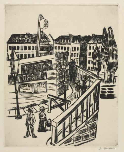Wooden Bridge — Max Beckmann