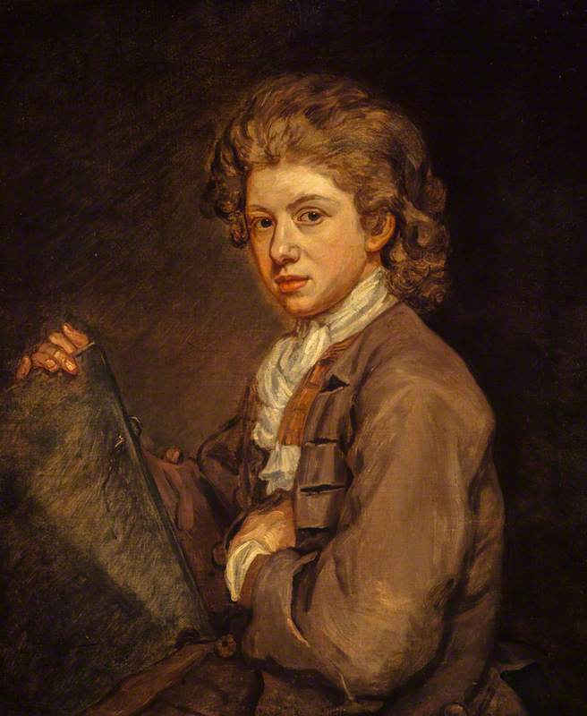 Portrait Of A Young Man (probably The Artist's Son, John Medina The Younger, D.1764) — John Baptist De Medina
