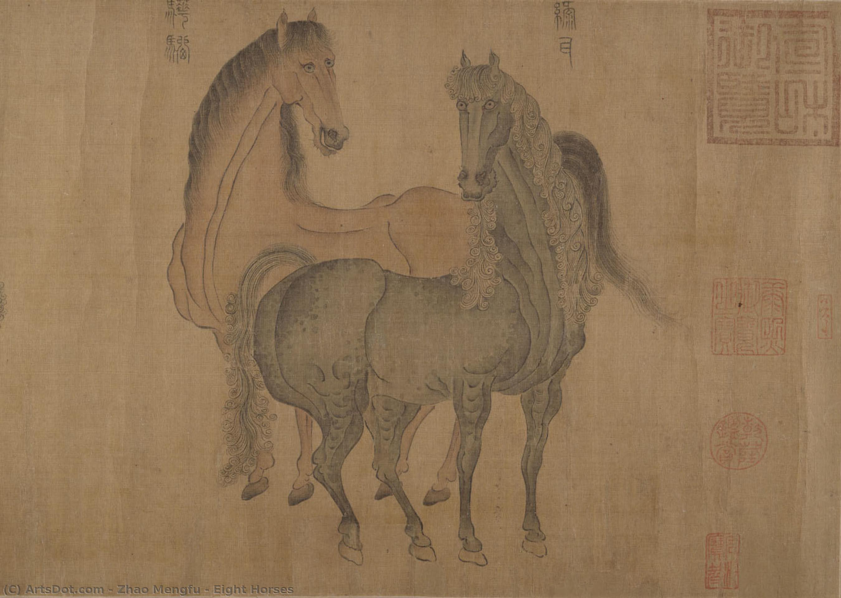 Eight Horses — Zhao Mengfu