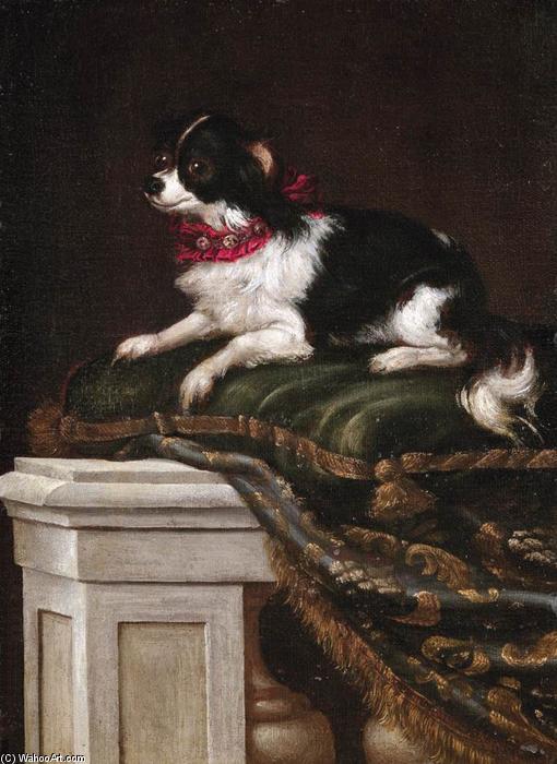 A Spaniel On A Cushion — Francesco Fieravino (il Maltese)