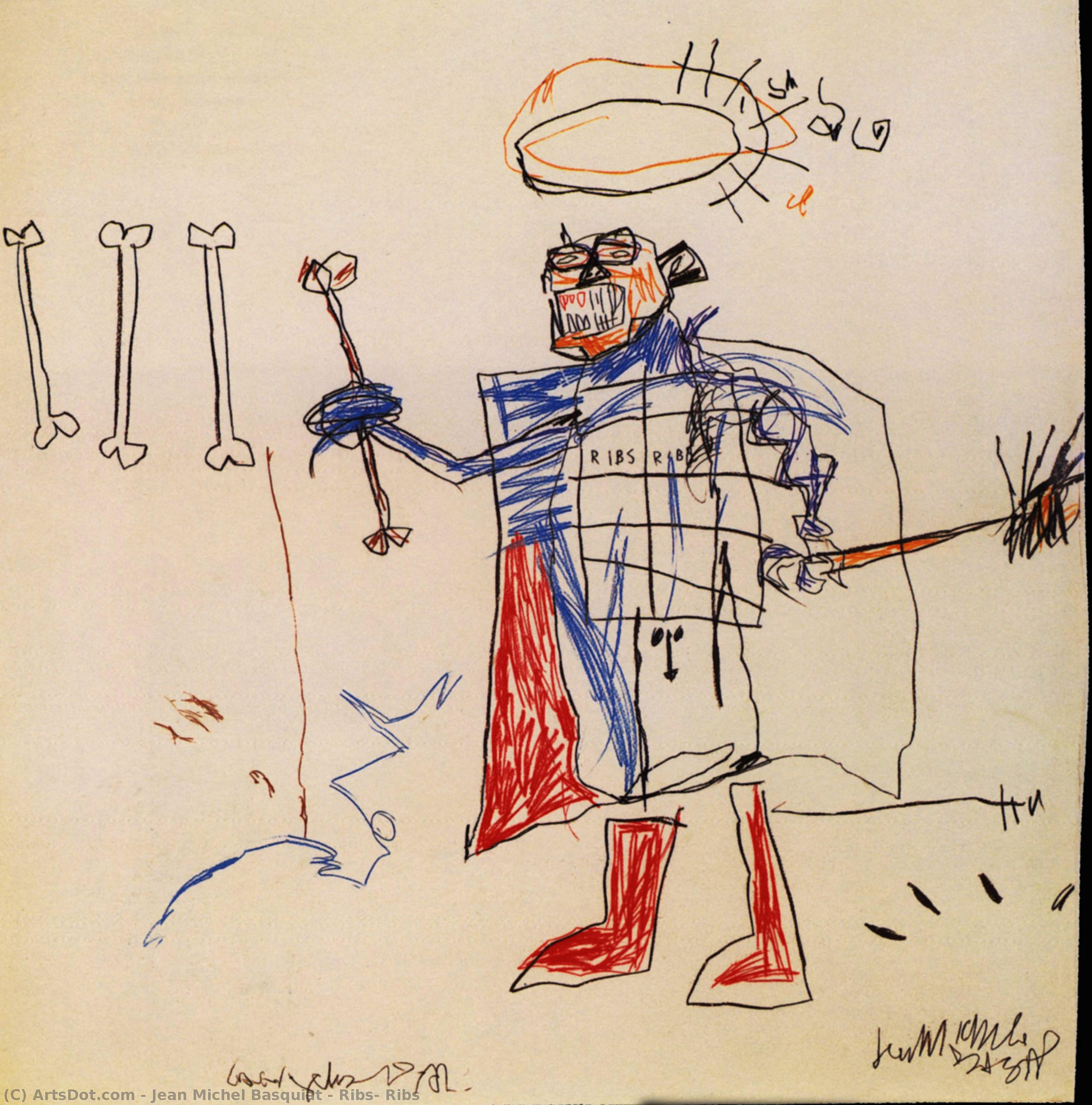 Ribs, Ribs — Jean Michel Basquiat
