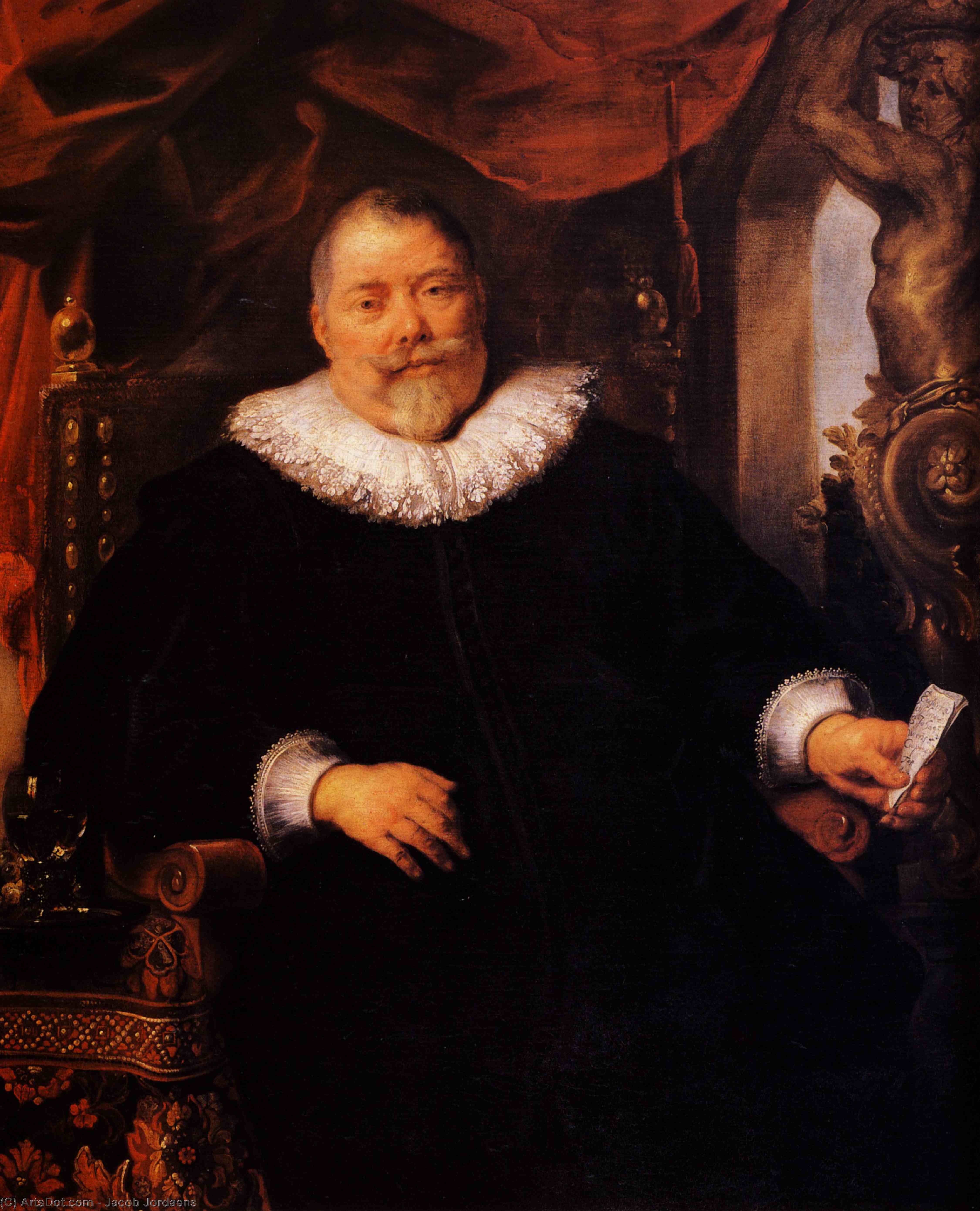 Portrait Of Johan Wierts — Jacob Jordaens