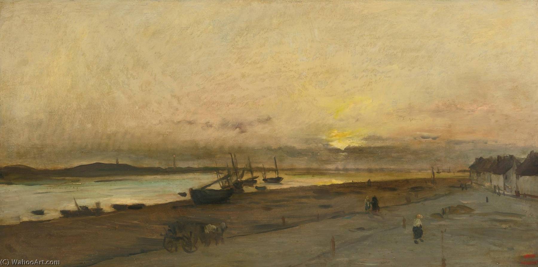 Etaples — Charles-françois Daubigny