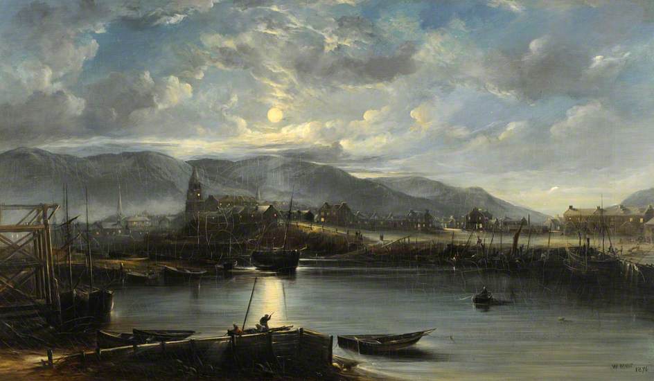 Girvan By Moonlight — William Muir