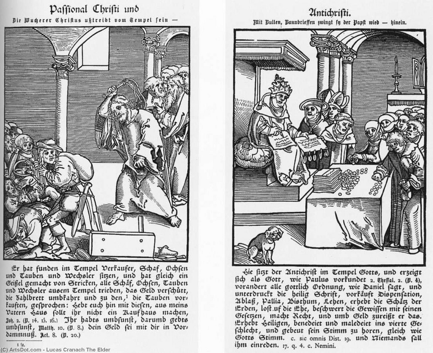 Passions Of Christ And Antichrist — Lucas Cranach The Elder