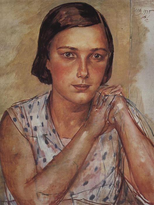 Portrait Of The Artist's Daughter — Kuzma Petrov-vodkin