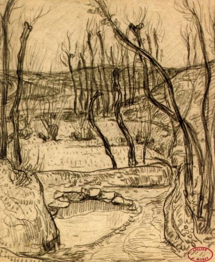 Landscape, Near Quimper — Henri Moret