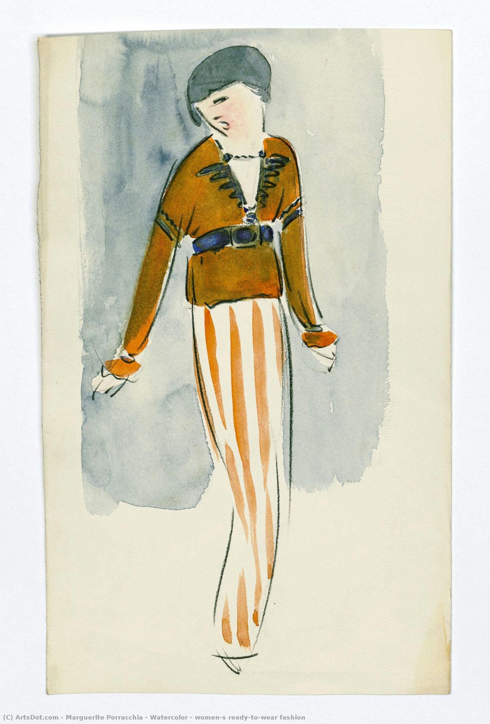 Watercolor — Women’s Ready-to-wear Fashion — Marguerite Porracchia