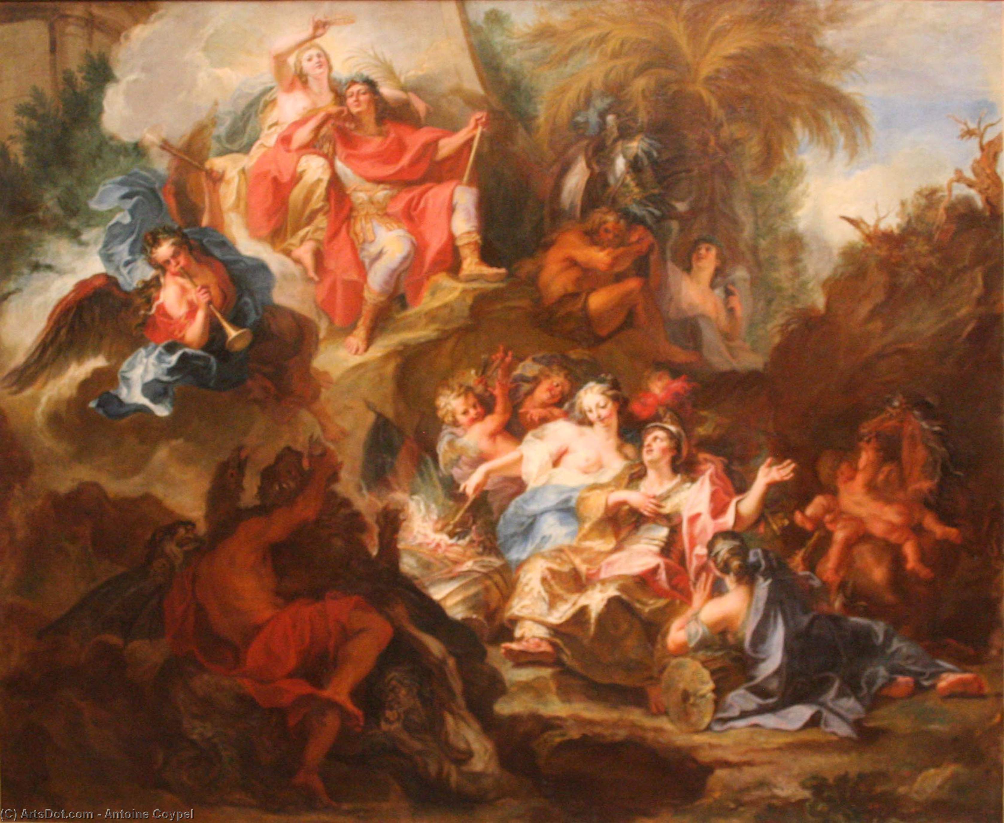 Louis Xiv Rests In The Bosom Of Glory After The Peace Of Nijmegen. — Charles Antoine Coypel