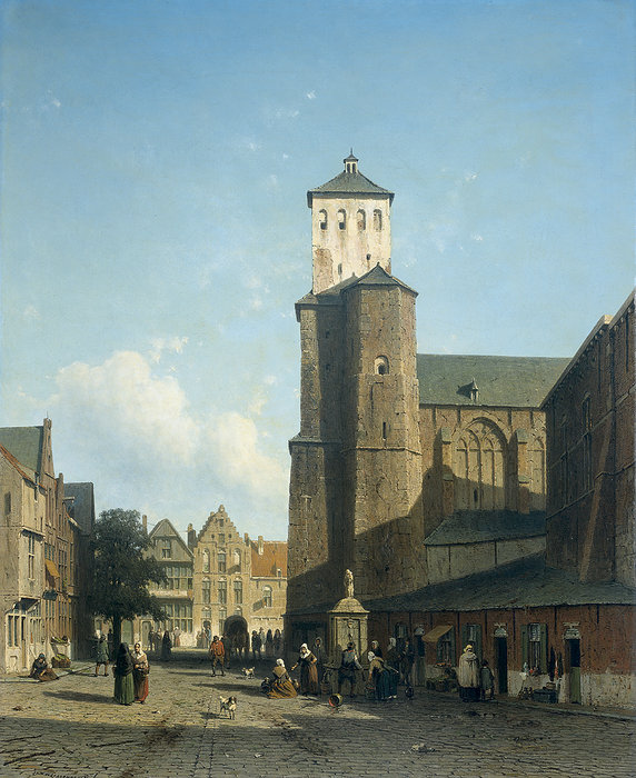 St Denis’ Church In Liège — Jan Weissenbruch