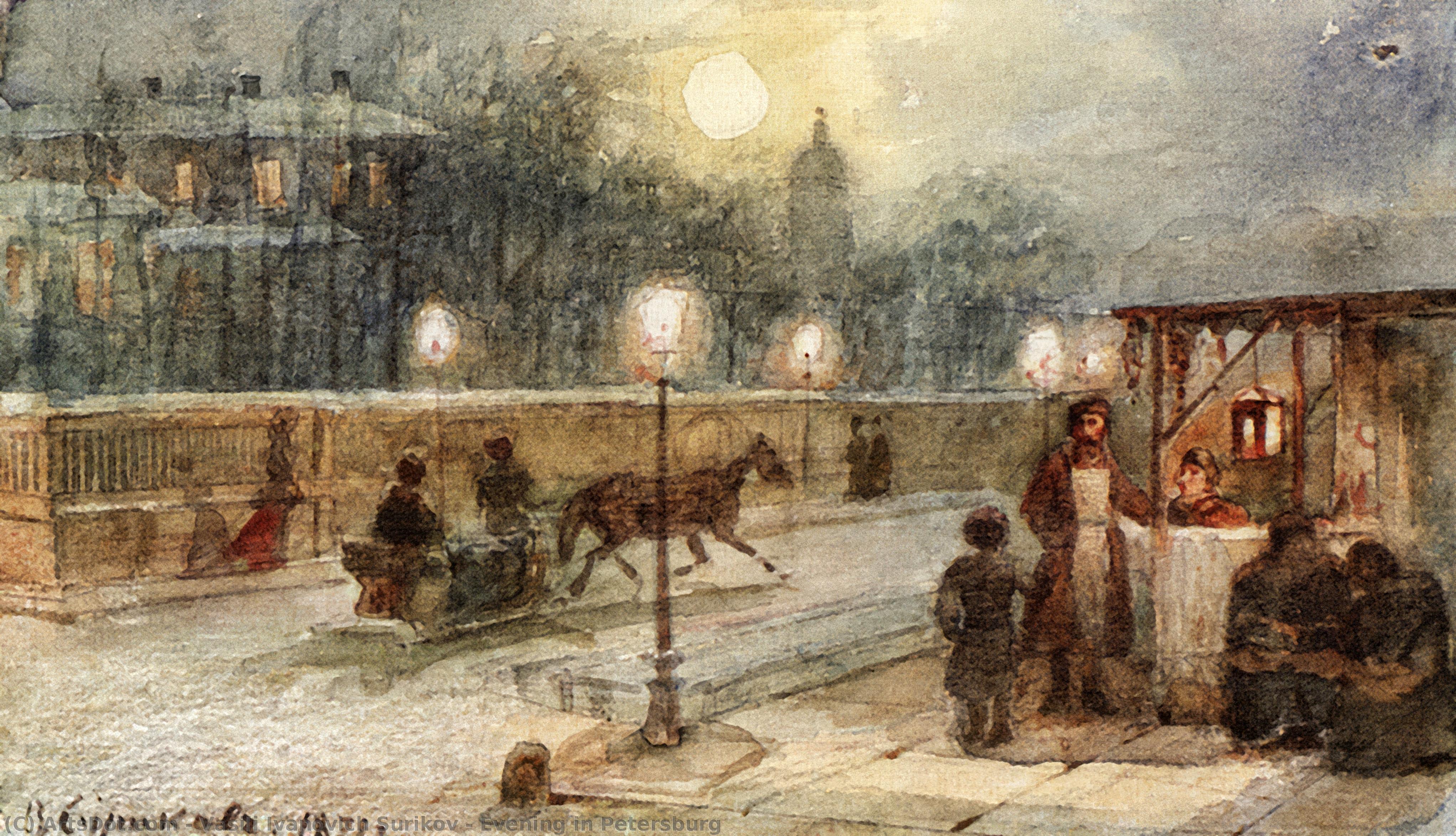 Evening In Petersburg — Vasily Ivanovich Surikov