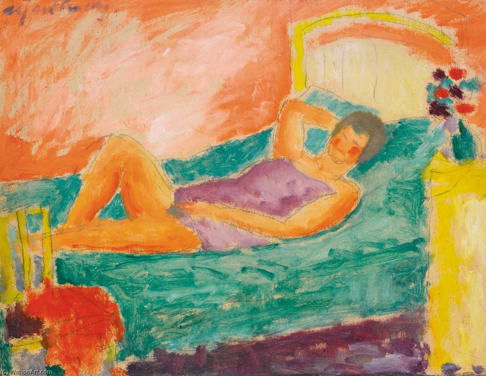 Akt In St. Prex (nude In St. Prex) — Alexej Von Jawlensky