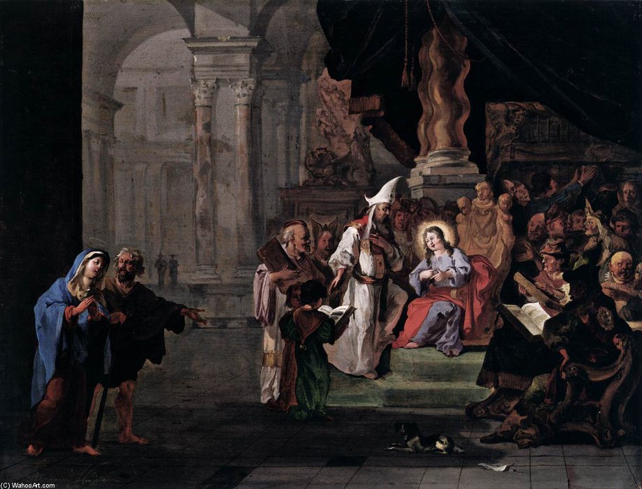 Christ Among The Doctors — Abraham Danielsz Hondius