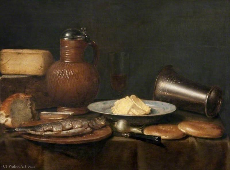 Still Life, A Breakfast Piece — Floris Gerritsz Van Schooten (floris Verschoten)