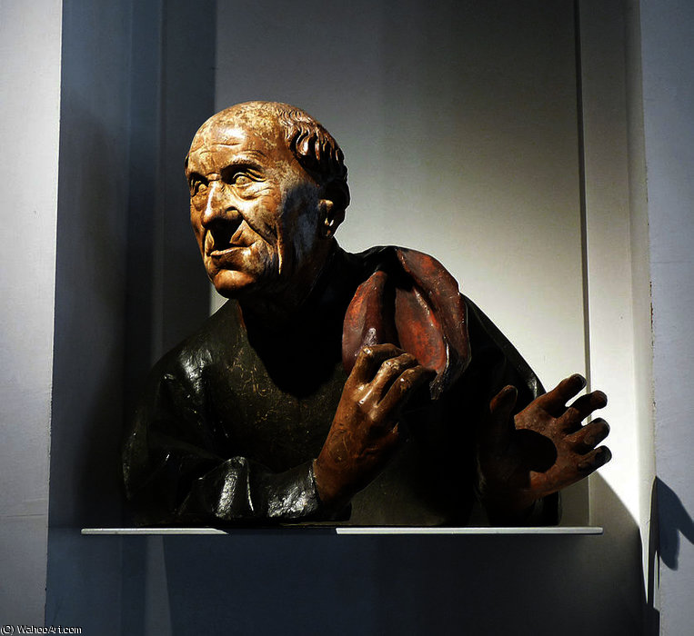 Nicolas De Haguenau-buste D'homme Accoudé 2-musée De L'œuvre Notre-dame — Nikolaus Haguenauer