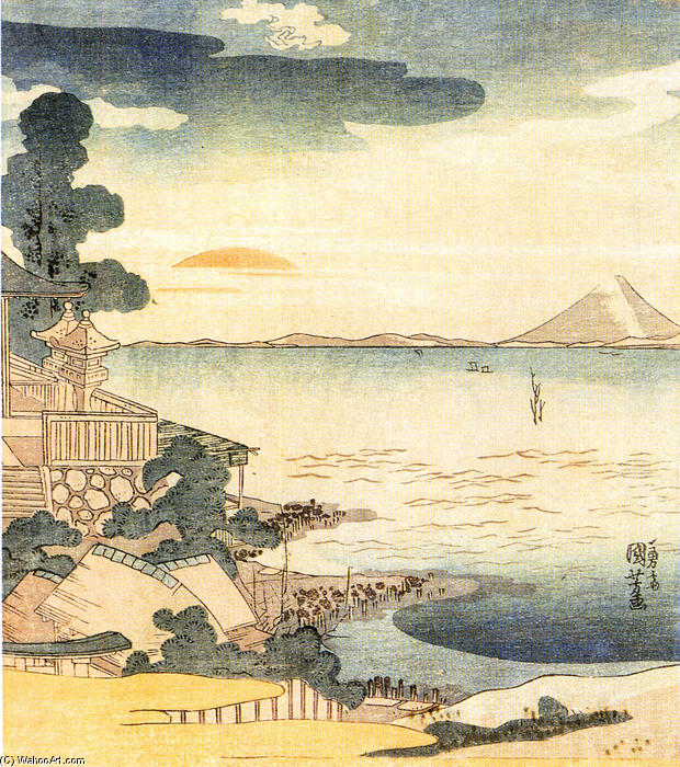View Of Mt. Fuji — Utagawa Kuniyoshi
