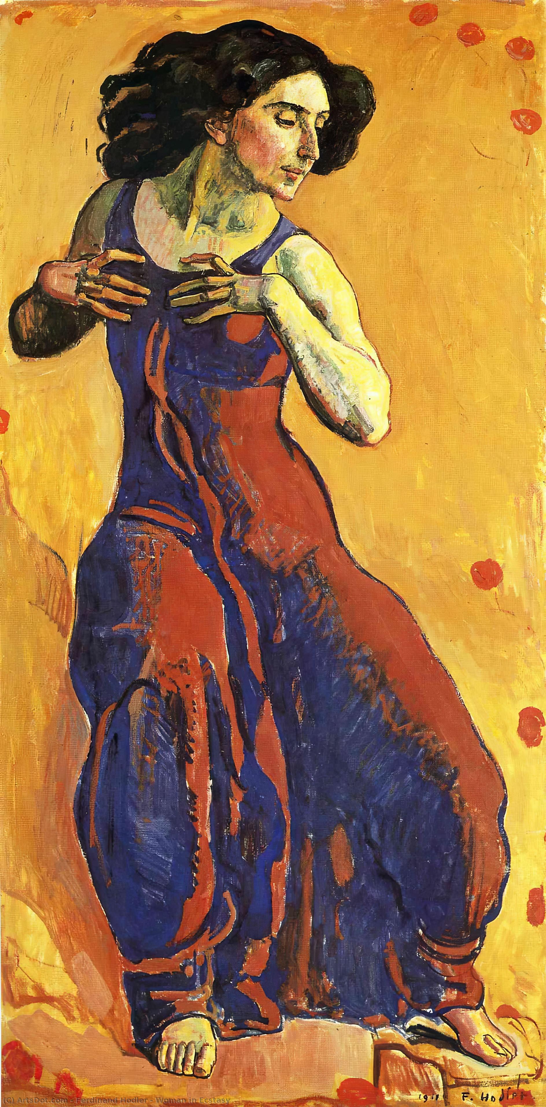 Mujer En Éxtasis — Ferdinand Hodler