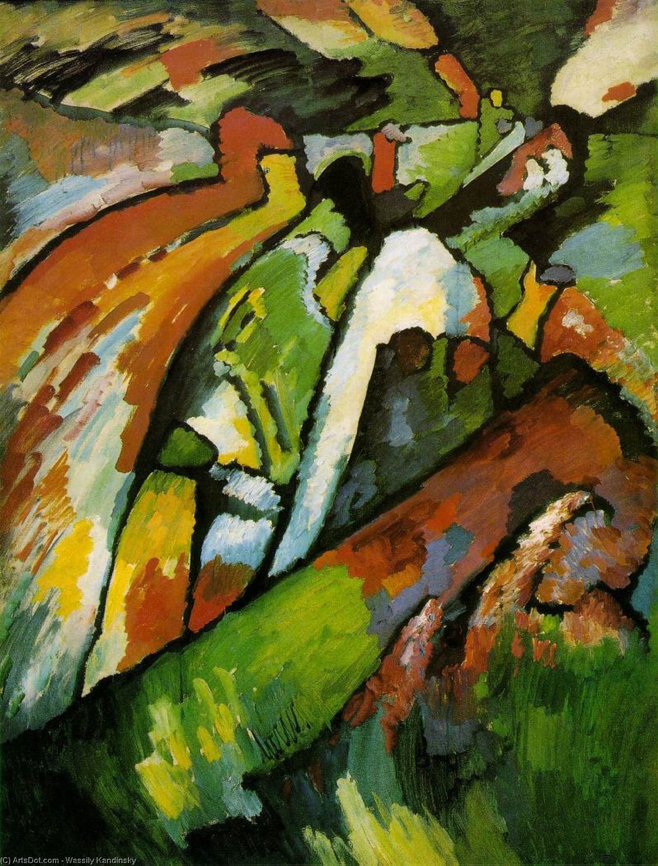 Improvisation 7 — Wassily Wassilyevich Kandinsky