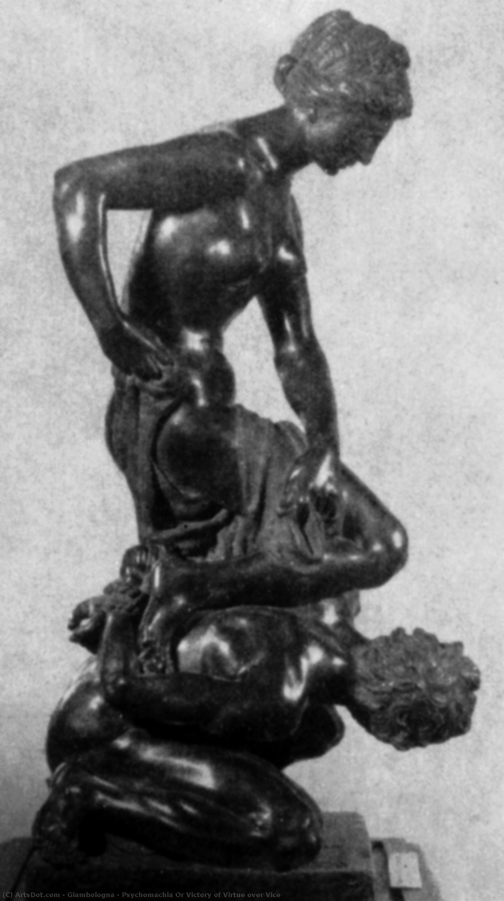Psychomachia Or Victory Of Virtue Over Vice — Giambologna
