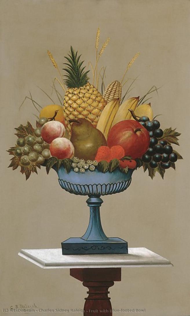 Fruit With Blue-footed Bowl — Charles Sidney Raleigh